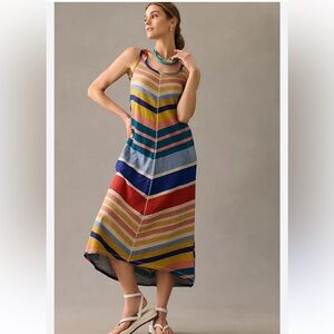Colorful Chevron Maxi Dress